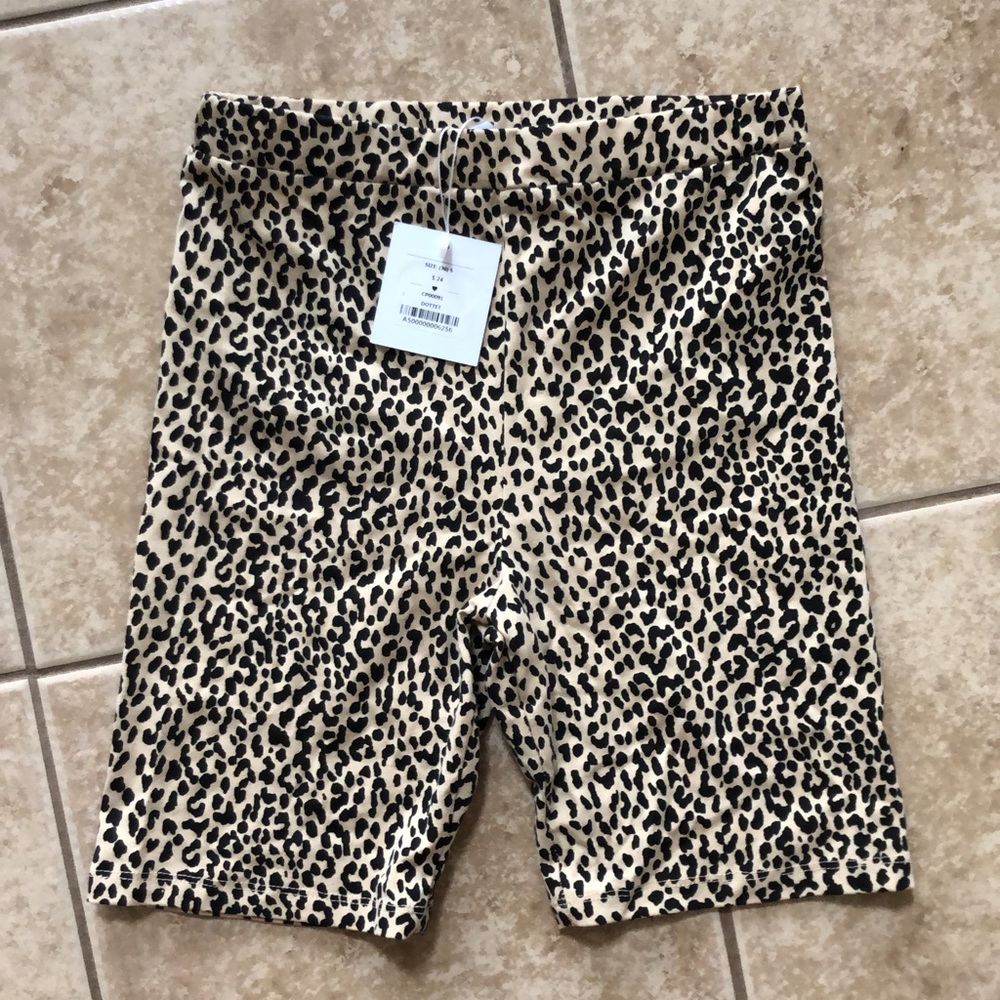 BIKER SHORTS LEOPARD